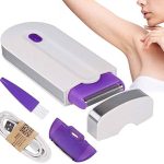Portable Rechargeable Yes Hair Remover, Painless Epilator Shaver for Women, Featuring USB Charging, Underarm/Body Hair Removal 3
