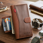 Pure Leather Wallet for Men – Slim Bifold Genuine Leather Wallet 4