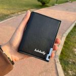 Baellerry Men's Zipper Wallet – Premium Leather Bifold Wallet with Card Holder & Coin Pocket - Black 2