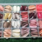 576 Pcs Multicolor Stick-On Artificial Nails Box with Free Glue 3