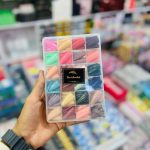 576 Pcs Multicolor Stick-On Artificial Nails Box with Free Glue 2