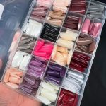 576 Pcs Multicolor Stick-On Artificial Nails Box with Free Glue 4