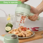 Electric Handheld Vegetable Cutter Slicer Multifunctional Food Chopper Compact Durable And Easy To Use Kitchen Tool 2