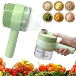 Electric Handheld Vegetable Cutter Slicer Multifunctional Food Chopper Compact Durable And Easy To Use Kitchen Tool 4