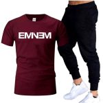 Premium Micro Men’s Tracksuit Emnem Print – Comfortable Sportswear | Gym & Workout Suit 4