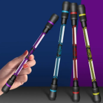 01 Piece of Spinning Writing Pen Student Relieve Stress Rotating Ballpoint Gel Pen Kids Gift Toy Stress Reliever Anti-Slip Hand Spinner Pen 3