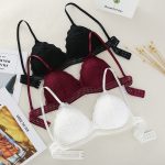 Deep V Lace Bra - Apparel Product Designed For Undergarment Wear And Daily Comfort Routine - Free Size (Random Color) 4