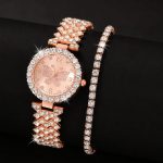 Womens Butterfly Quartz Watch And Bracelet Set Elegant Stylish Durable Practical Choice For Fashion Accessories And Gift Occasions 2