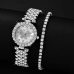 Womens Butterfly Quartz Watch And Bracelet Set Elegant Stylish Durable Practical Choice For Fashion Accessories And Gift Occasions 3