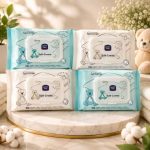 Soft-Creme Baby Wipes Pack of 10 -| 80 Wipes Each Pack | 100% Cotton | Alcohol Free | Best Quality with light Fragrance 3