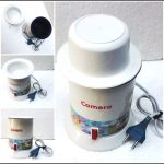 Baby Bottle Warmer & Feeder Warmer by Camera - Electric Milk Warmer for Newborn - White 1 Piece (without Cap) 2