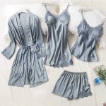 Silk Jersey 5 Piece Nighty Dress 3