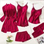 Silk Jersey 5 Piece Nighty Dress 5