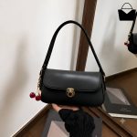 Elegant Ladies Handbag with Cherry Charm – Chic Shoulder Bag 1