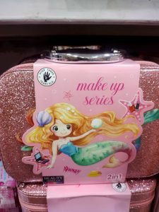 Mermaid 2-In-1 Makeup And Jewelry Case For Kids - Toy Accessory Designed For Makeup Storage And Daily Playtime Routine
