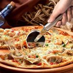 Stainless Steel Pizza Single Wheel Cut Tools Household Pizza Knife Cake Tools Wheel Use For Waffle Cookies 3