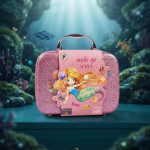 Mermaid 2-In-1 Makeup And Jewelry Case For Kids - Toy Accessory Designed For Makeup Storage And Daily Playtime Routine 2